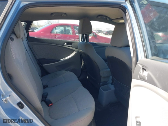 2014 Hyundai Accent GS with VIN KMHCT5AE1EU187112, listed as a IAAI auction lot 41894869 with 100,640 mi miles. Bid and sale history available at carsss.com. Image 8.