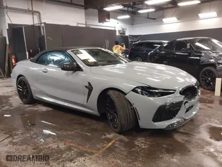 2023 BMW M8 Competition with VIN WBSDZ0C02PCM75573, listed as a IAAI auction lot 41618692 with 8,292 mi miles. Bid and sale history available at carsss.com. Image 1.