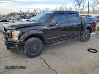 2019 Ford F-150 XL with VIN 1FTEW1EPXKFC99481, listed as a Copart auction lot 80211644 with 55,145 mi miles and Salvage Title. Bid and sale history available at carsss.com. Image 1.