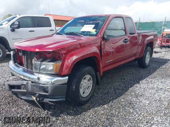 2005 Chevrolet Colorado LS Z71 with VIN 1GCDT196258122275, listed as a IAAI auction lot 42241504 with 125,998 mi miles and . Bid and sale history available at DreamBid. Image 6.