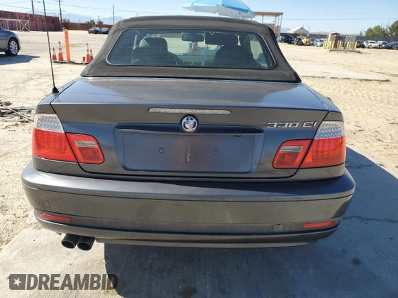 2006 BMW 3 Series 330Ci z VIN WBABW53426PL54764, wystawiony jako Copart lot #57313995 z przebiegiem 151 853 mil mil oraz Czysty tytuł • Clean title. Historia ofert i sprzedaży dostępna na DreamBid. Obrazek 6.