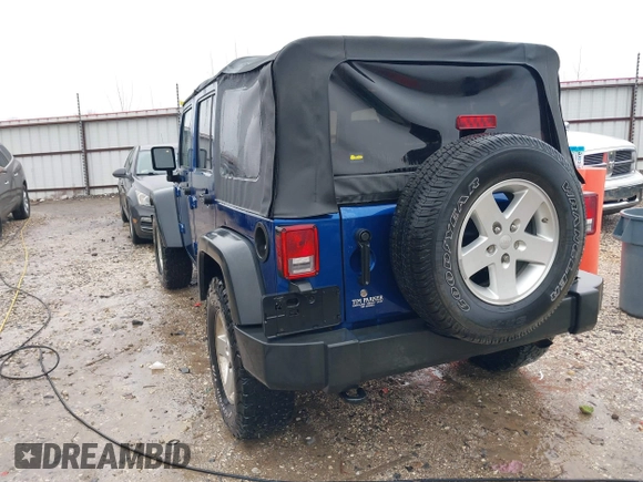 2009 Jeep Wrangler Unlimited X with VIN 1J4GA39189L787777, listed as a IAAI auction lot 41570579 with 193,163 mi miles. Bid and sale history available at carsss.com. Image 3.