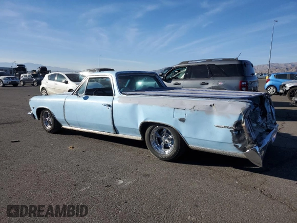 1966 Chevrolet El Camino z VIN 136806Z119763, wystawiony jako Copart lot #84920444 z przebiegiem 249 999 mil mil oraz Szkoda całkowita • Salvage title. Historia ofert i sprzedaży dostępna na DreamBid. Obrazek 2.