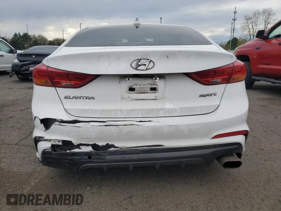 2017 Hyundai Elantra Sport с VIN KMHD04LBXHU333439, выставлен на аукционе Copart как лот 50552165 с пробегом 127 386 миль миль и Списание • Salvage title. История ставок и продаж доступна на DreamBid. Изображение 6.