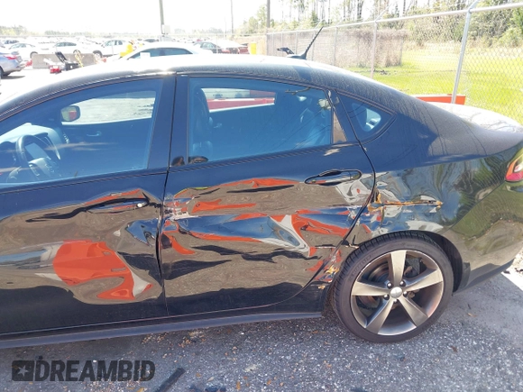 2015 Dodge Dart GT with VIN 1C3CDFEB2FD205663, listed as a IAAI auction lot 41795614 with 108,714 mi miles. Bid and sale history available at carsss.com. Image 6.