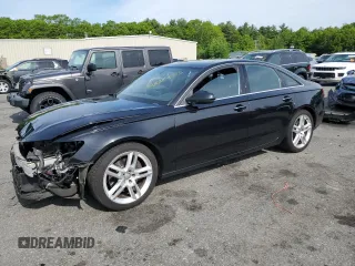 2015 Audi A6 Premium Plus with VIN WAUGFAFC5FN030589, listed as a Copart auction lot 58382055 with 106,801 mi miles and Salvage title. Bid and sale history available at DreamBid. Image 1.