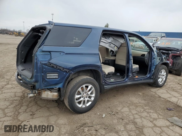 2022 Chevrolet Traverse LS with VIN 1GNERFKW4NJ118884, listed as a Copart auction lot 51733765 with Not provided miles and Non repairable. Bid and sale history available at DreamBid. Image 3.