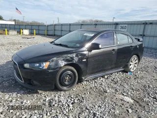 2014 Mitsubishi Lancer GT with VIN JA32U8FW5EU016863, listed as a Copart auction lot 45209635 with 111,378 mi miles and Salvage Title. Bid and sale history available at carsss.com. Image 1.