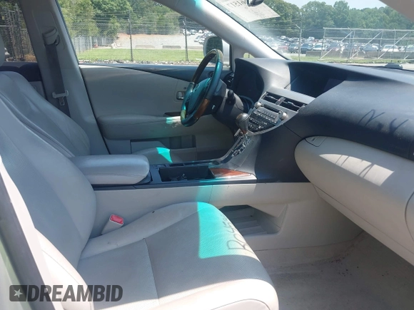 2010 Lexus RX 350 with VIN 2T2ZK1BAXAC012642, listed as a IAAI auction lot 42661517 with 150,270 mi miles and . Bid and sale history available at DreamBid. Image 5.