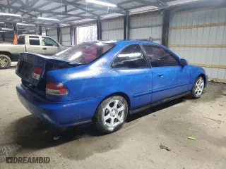 1998 Honda Civic EX with VIN 1HGEJ8141WL091422, listed as a Copart auction lot 44968345 with 179,474 mi miles and Clean Title. Bid and sale history available at carsss.com. Image 3.