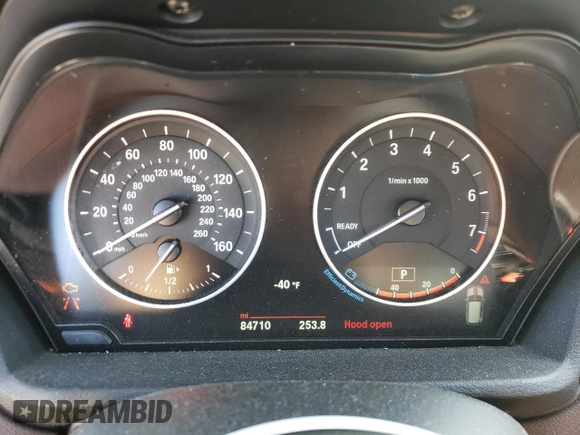 2016 BMW X1 xDrive28i with VIN WBXHT3C34G5F65579, listed as a Copart auction lot 47329613 with 84,710 mi miles. Bid and sale history available at carsss.com. Image 9.