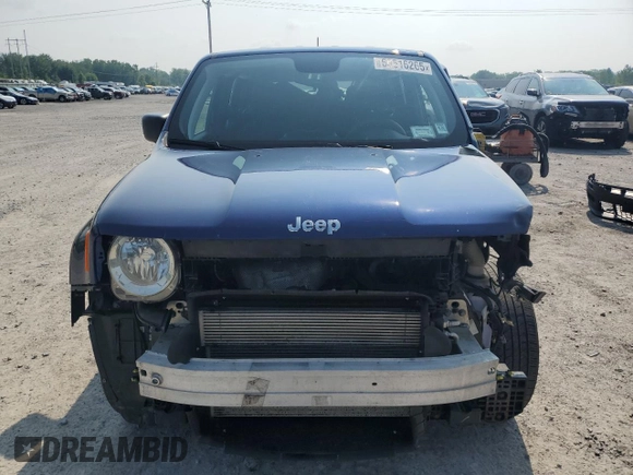 2018 Jeep Renegade Upland with VIN ZACCJBAB2JPJ54207, listed as a Copart auction lot 60516265 with 95,224 mi miles and Salvage title. Bid and sale history available at DreamBid. Image 5.
