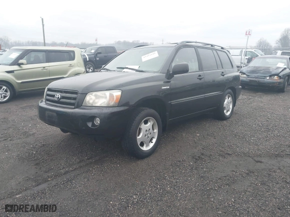 2006 Toyota Highlander w/3rd Row with VIN JTEEP21A360149298, listed as a IAAI auction lot 41451645 with 143,620 mi miles. Bid and sale history available at carsss.com. Image 2.