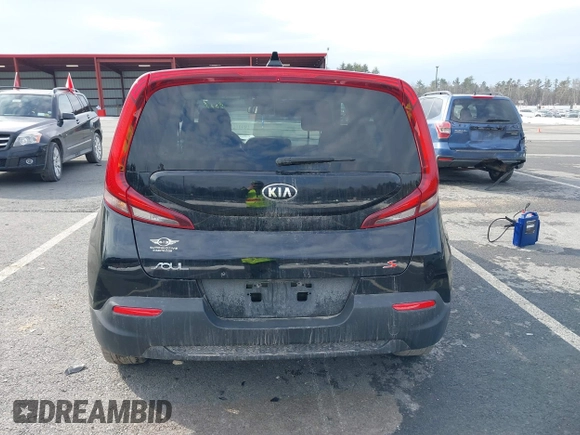 2020 Kia Soul S with VIN KNDJ23AU2L7014639, listed as a IAAI auction lot 41710687 with 99,590 mi miles. Bid and sale history available at carsss.com. Image 16.