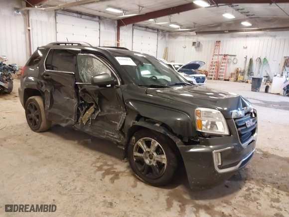 2017 GMC Terrain SLE with VIN 2GKALNEK4H6147013, listed as a IAAI auction lot 41690864 with 137,795 mi miles. Bid and sale history available at carsss.com. Image 1.