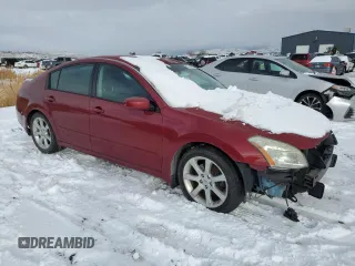 2008 Nissan Maxima 3.5 SE with VIN 1N4BA41E48C825353, listed as a Copart auction lot 56145024 with 0 mi miles and Salvage Title. Bid and sale history available at carsss.com. Image 4.