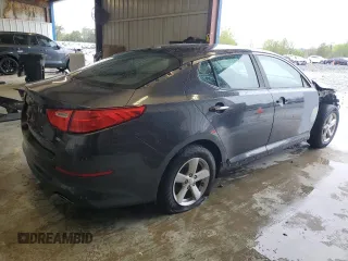 2015 Kia Optima LX with VIN 5XXGM4A76FG462530, listed as a Copart auction lot 48503955 with 258,904 mi miles and Salvage Title. Bid and sale history available at DreamBid. Image 3.