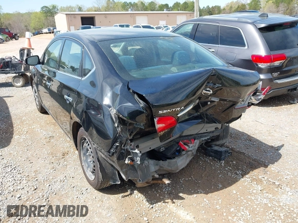 2019 Nissan Sentra S with VIN 3N1AB7AP1KY360683, listed as a IAAI auction lot 41876053 with 91,016 mi miles. Bid and sale history available at carsss.com. Image 3.