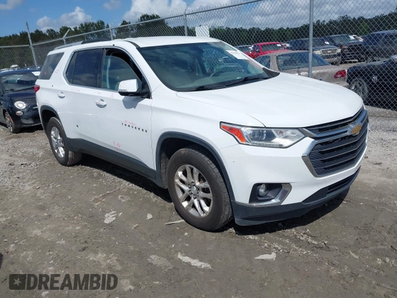 2018 Chevrolet Traverse LT Cloth with VIN 1GNERGKW5JJ170914, listed as a IAAI auction lot 41942217 with 193,295 mi miles. Bid and sale history available at carsss.com. Image 1.