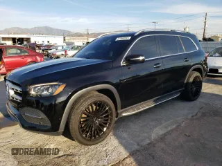 2020 Mercedes-Benz GLS with VIN 4JGFF5KE3LA185640, listed as a Copart auction lot 81966093 with 30,885 mi miles and Salvage Title. Bid and sale history available at carsss.com. Image 1.