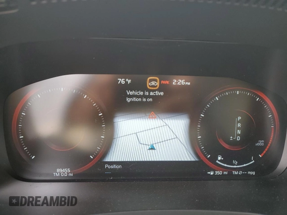 2019 Volvo S60 Momentum with VIN 7JR102FK3KG003852, listed as a Copart auction lot 88770525 with 89,455 mi miles and Non Repairable. Bid and sale history available at carsss.com. Image 9.