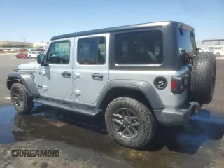 2024 Jeep Wrangler Sport S z VIN 1C4PJXDN2RW273882, wystawiony jako Copart lot #63977305 z przebiegiem 31 610 mil mil oraz Czysty tytuł • Clean title. Historia ofert i sprzedaży dostępna na DreamBid. Obrazek 2.