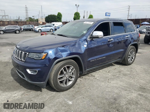 2018 Jeep Grand Cherokee Limited with VIN 1C4RJFBG6JC298653, listed as a Copart auction lot 58272385 with 118,448 mi miles and Salvage title. Bid and sale history available at DreamBid. Image 1.