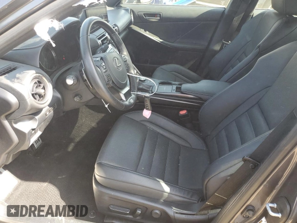 2022 Lexus IS 350 F Sport with VIN JTHGZ1B28N5055765, listed as a Copart auction lot 55329005 with 30,730 mi miles and Salvage title. Bid and sale history available at DreamBid. Image 7.