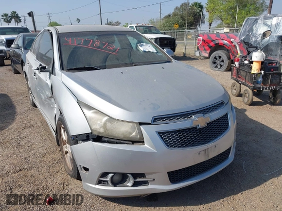 2012 Chevrolet Cruze 1LT with VIN 1G1PF5SC1C7354194, listed as a IAAI auction lot 41778721 with 215,865 mi miles and . Bid and sale history available at DreamBid. Image 1.