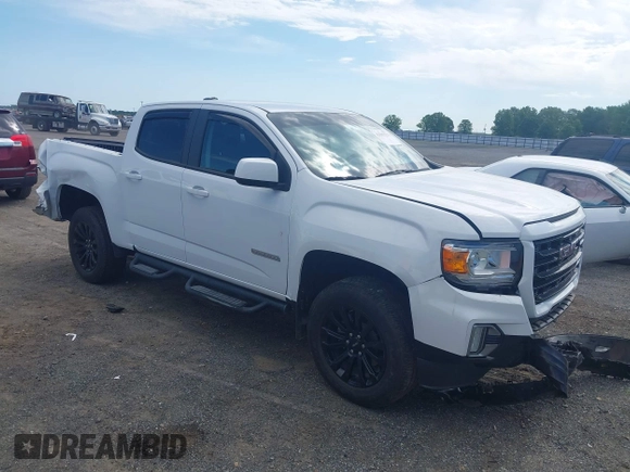 2022 GMC Canyon 2WD Elevation with VIN 1GTG5CEN0N1201355, listed as a IAAI auction lot 42295536 with 15,531 mi miles and . Bid and sale history available at DreamBid. Image 1.