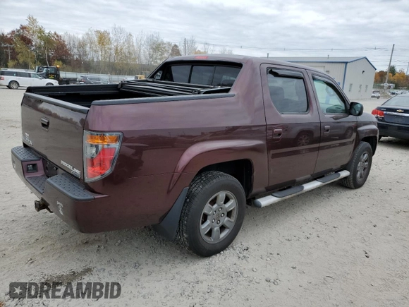 2008 Honda Ridgeline RTX with VIN 2HJYK16338H508776, listed as a Copart auction lot 78533984 with 184,533 mi miles and Clean Title. Bid and sale history available at carsss.com. Image 3.