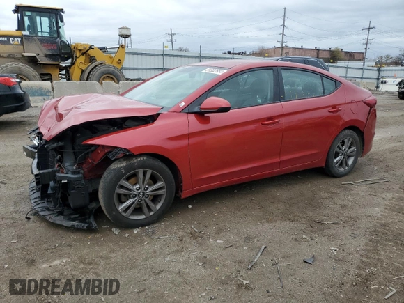 2018 Hyundai Elantra SEL with VIN 5NPD84LF1JH322068, listed as a Copart auction lot 81502884 with 103,052 mi miles and Salvage Title. Bid and sale history available at DreamBid. Image 1.