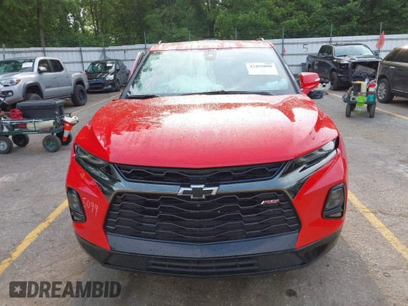 2020 Chevrolet Blazer RS z VIN 3GNKBKRS2LS610070, wystawiony jako IAAI lot #42455099 z przebiegiem 38 030 mil mil oraz . Historia ofert i sprzedaży dostępna na DreamBid. Obrazek 12.