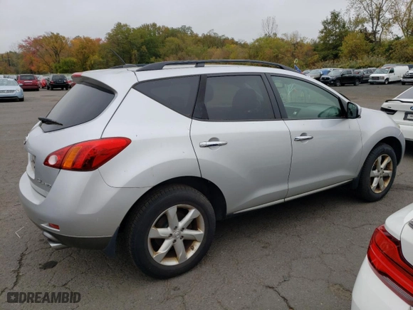 2009 Nissan Murano LE with VIN JN8AZ18W99W148008, listed as a Copart auction lot 74739524 with 317,788 mi miles and Clean Title. Bid and sale history available at carsss.com. Image 3.