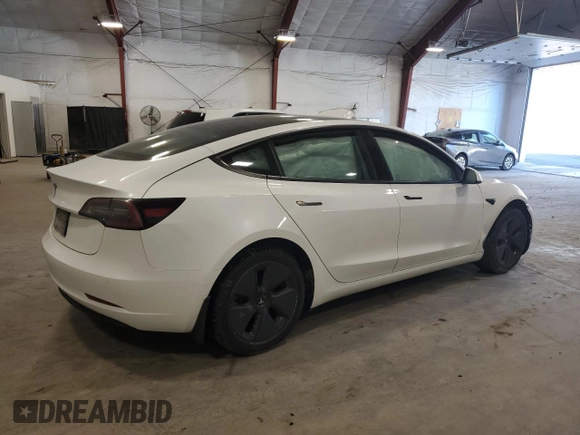 2021 Tesla Model 3 Standard Range Plus z VIN 5YJ3E1EA7MF986964, wystawiony jako Copart lot #55119995 z przebiegiem Nie podano mil oraz Szkody całkowita. Historia ofert i sprzedaży dostępna na DreamBid. Obrazek 3.
