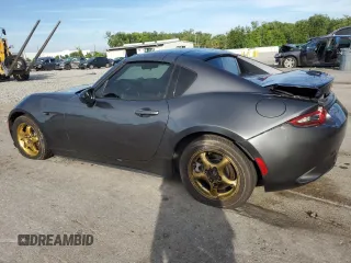 2017 Mazda MX-5 Miata Club with VIN JM1NDAL78H0109701, listed as a Copart auction lot 61522595 with 100,825 mi miles and Salvage title. Bid and sale history available at DreamBid. Image 2.