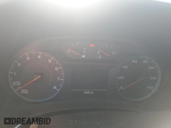 2020 Chevrolet Equinox LS z VIN 2GNAXHEV7L6189591, wystawiony jako Copart lot #51712605 z przebiegiem 91 321 mil mil oraz Szkoda całkowita • Salvage title. Historia ofert i sprzedaży dostępna na DreamBid. Obrazek 9.