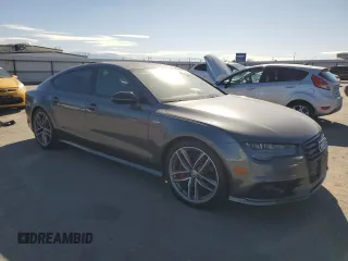 2017 Audi A7 Premium Plus with VIN WAUW3AFC2HN051875, listed as a Copart auction lot 43174955 with 125,521 mi miles and Salvage Title. Bid and sale history available at carsss.com. Image 4.