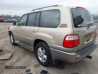 1999 Lexus LX 470 z VIN JT6HT00W8X0045705, wystawiony jako IAAI lot #42005587 z przebiegiem 443 758 mil mil oraz . Historia ofert i sprzedaży dostępna na DreamBid. Obrazek 3.