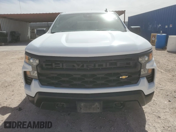 2022 Chevrolet Silverado 1500 Work Truck with VIN 1GCRDAED7NZ506649, listed as a Copart auction lot 46708605 with 91,628 mi miles and Clean Title. Bid and sale history available at DreamBid. Image 5.