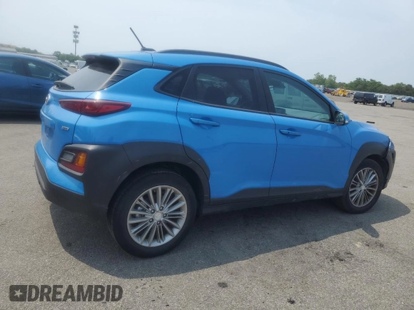 2020 Hyundai Kona SEL with VIN KM8K2CAA4LU569695, listed as a Copart auction lot 60736185 with 63,782 mi miles and Salvage title. Bid and sale history available at DreamBid. Image 3.