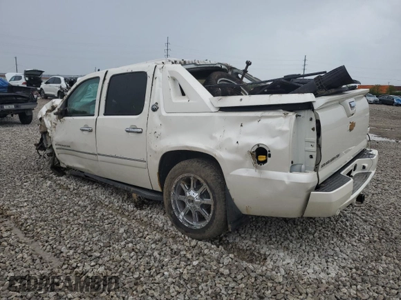 2013 Chevrolet Avalanche LTZ with VIN 3GNTKGE70DG107029, listed as a Copart auction lot 56947685 with Not provided miles and Salvage title. Bid and sale history available at DreamBid. Image 2.