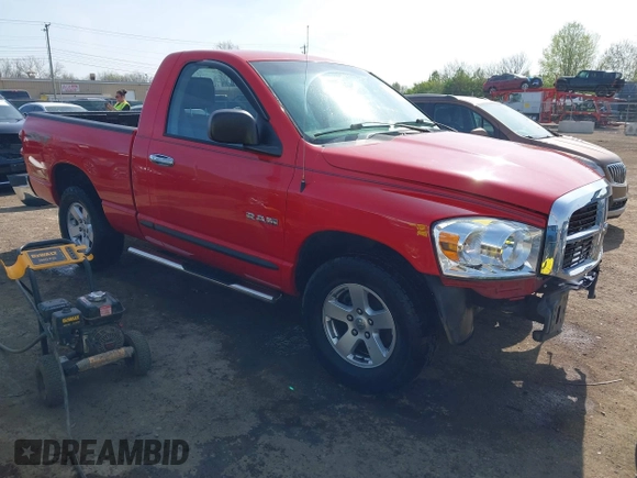 2008 Dodge 1500 ST with VIN 1D7HA16KX8J118776, listed as a IAAI auction lot 42026125 with 113,543 mi miles and . Bid and sale history available at DreamBid. Image 1.