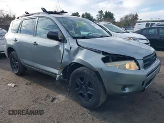 2007 Toyota RAV4 with VIN JTMZD33V976023756, listed as a IAAI auction lot 41807877 with 190,533 mi miles. Bid and sale history available at carsss.com. Image 1.