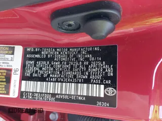 2014 Toyota Camry L with VIN 4T4BF1FK3ER435781, listed as a IAAI auction lot 41882265 with 28,509 mi miles. Bid and sale history available at carsss.com. Image 9.