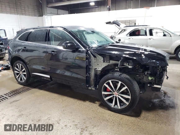2023 Jaguar F-Pace R-Dynamic S with VIN SADCT2FU7PA704571, listed as a Copart auction lot 55594425 with 31,654 mi miles and Salvage Title. Bid and sale history available at DreamBid. Image 4.