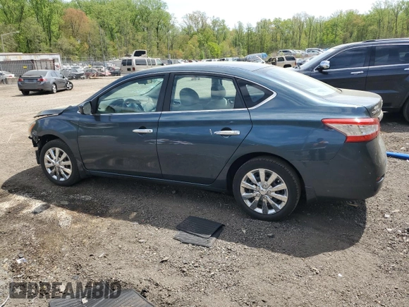 2014 Nissan Sentra S with VIN 3N1AB7AP9EY331520, listed as a Copart auction lot 53931085 with 106,587 mi miles and Salvage Title. Bid and sale history available at DreamBid. Image 2.