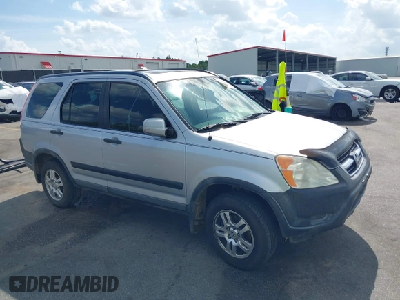 2004 Honda CR-V EX with VIN SHSRD78824U215572, listed as a IAAI auction lot 41932932 with 197,003 mi miles and . Bid and sale history available at carsss.com. Image 1.