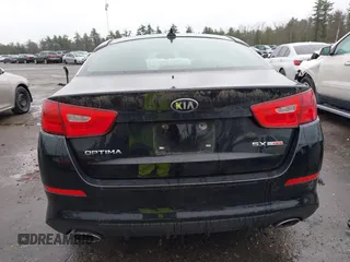 2015 Kia Optima SX Turbo with VIN 5XXGR4A65FG406037, listed as a IAAI auction lot 41975555 with 100,468 mi miles. Bid and sale history available at carsss.com. Image 17.