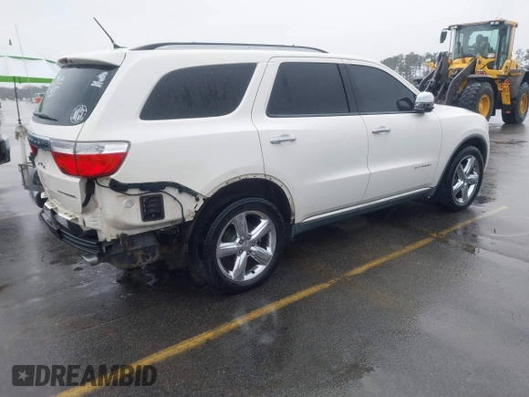 2011 Dodge Durango Citadel with VIN 1D4RD5GGXBC653192, listed as a IAAI auction lot 41727655 with 118,452 mi miles and . Bid and sale history available at DreamBid. Image 4.